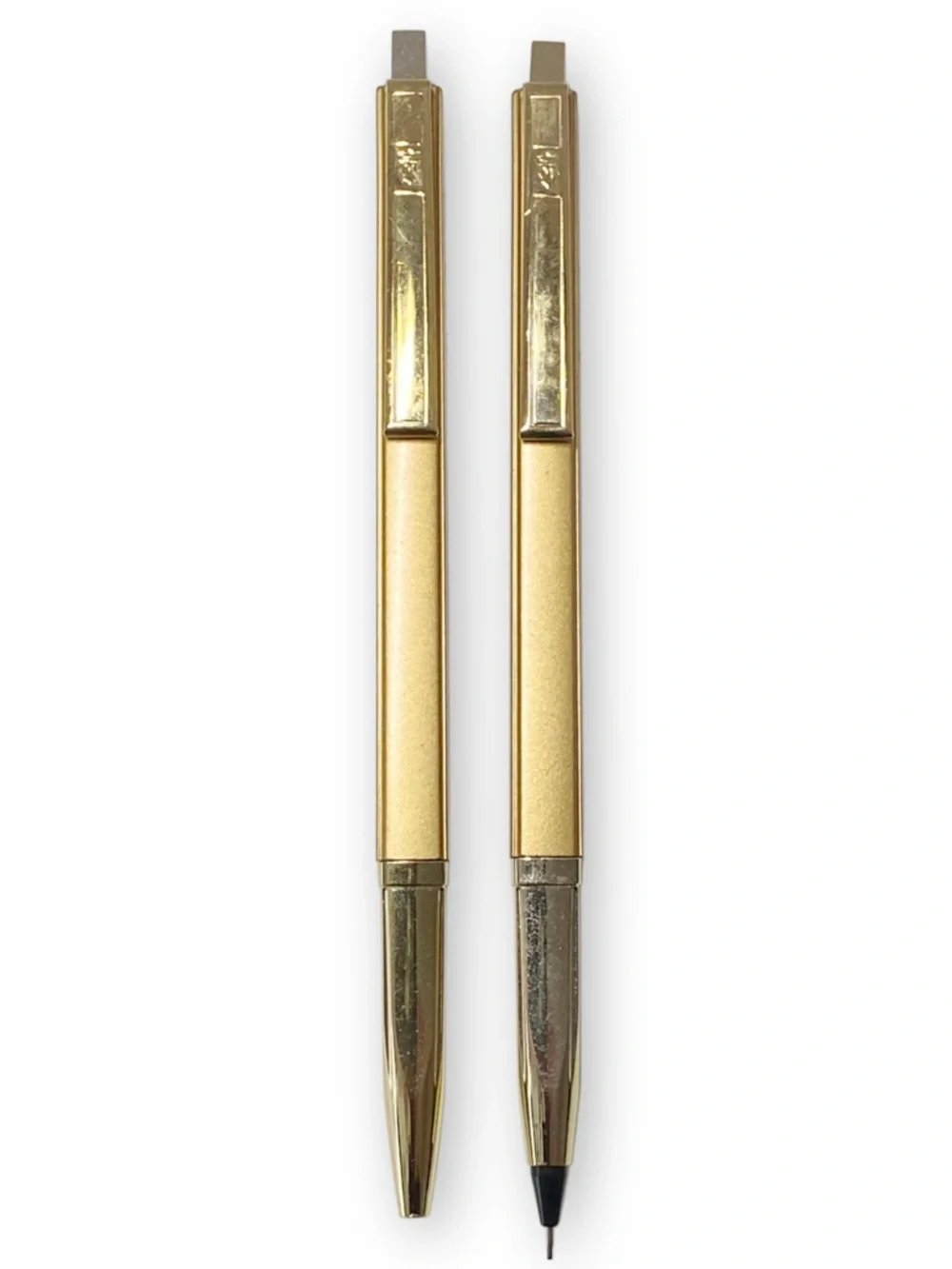 Vintage 1976 Montreal Olympics Gold Tone Pen & Pencil Set with COJO 76 Case